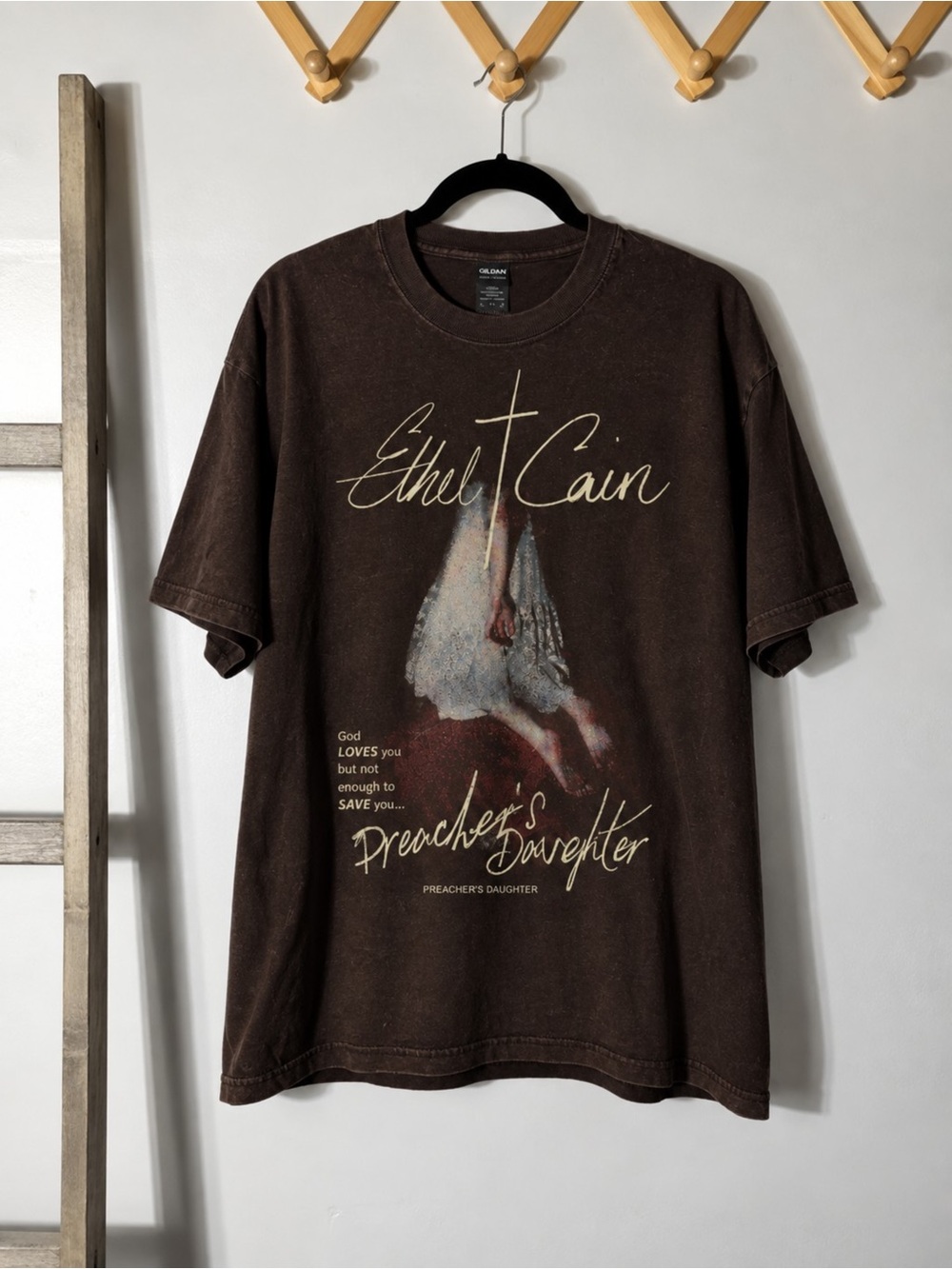 Ethel Cain Preacher’s Daughter Graphic T-Shirt Dark Chocolate Unisex